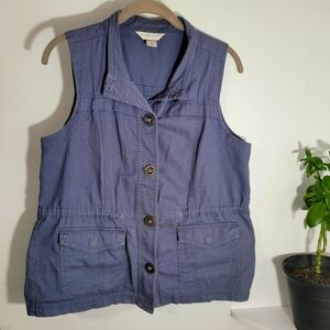 Dusty Blue Vest P/S Christopher & Banks​
